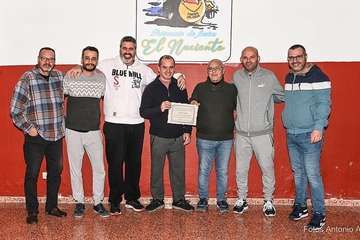 La banda Charcojondo, pregoneros de las fiestas de Lomo Magullo de este año/Antonio Alí.